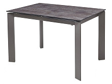 Стол CORNER 120 Glazed Glass Volcano Grey+Grey1