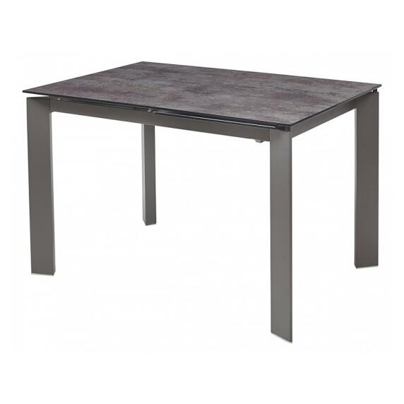 Стол CORNER 120 Glazed Glass Volcano Grey+Grey1