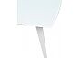 Стол ELIOT 120 Frosted Super White glass+White