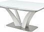 Стол FREYA 160 WHITE GLASS белый глянец