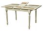 Стол обеденный LT T13302 BUTTERMILK/ плитка 2 тона LILY WHITE/ COSMO