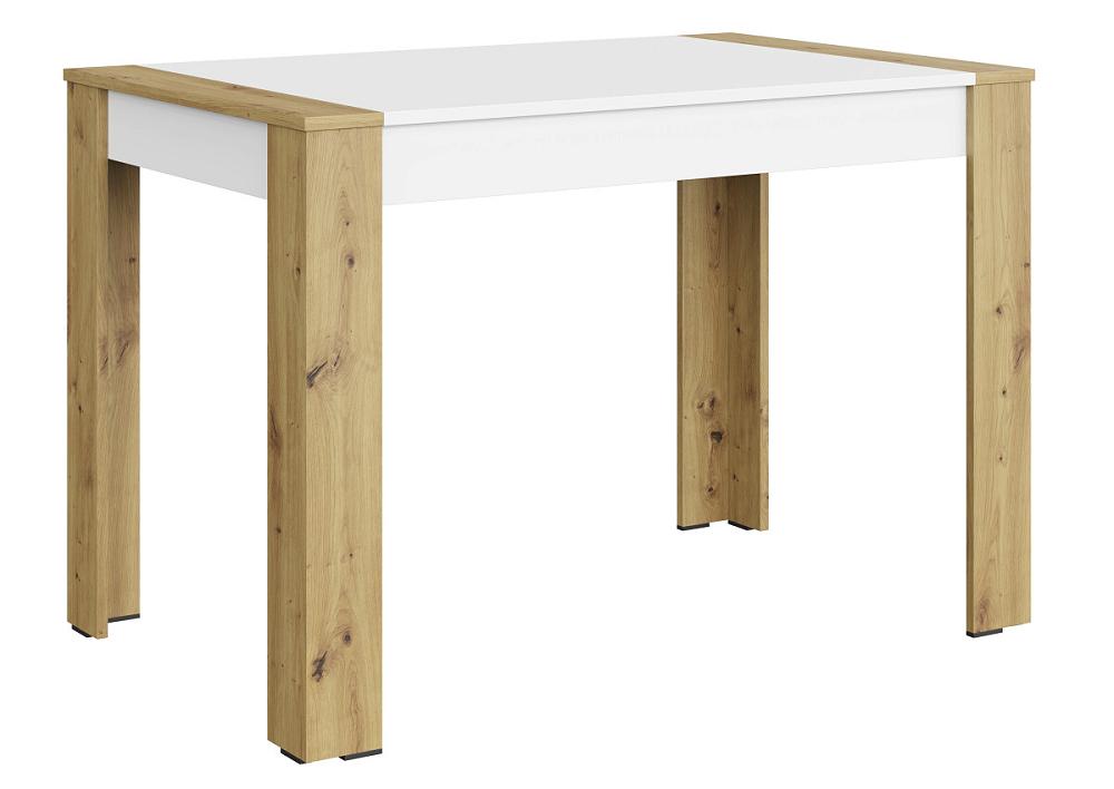 стол обеденный прямоугольный 58x98x76 2 см дсп белый Cтол обеденный VEGA Артисан/Белый