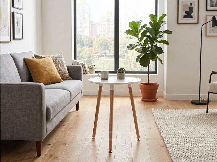 Стол деревянный Lorini 60 white / wood