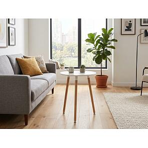 Стол деревянный Lorini 60 white / wood