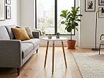 Стол деревянный Lorini 60 white / wood