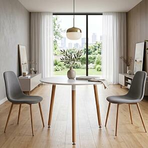 Стол деревянный Lorini 80 white / wood