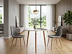 Стол деревянный Lorini 80 white / wood