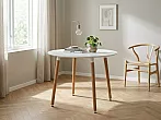 Стол деревянный Lorini 90 white / wood