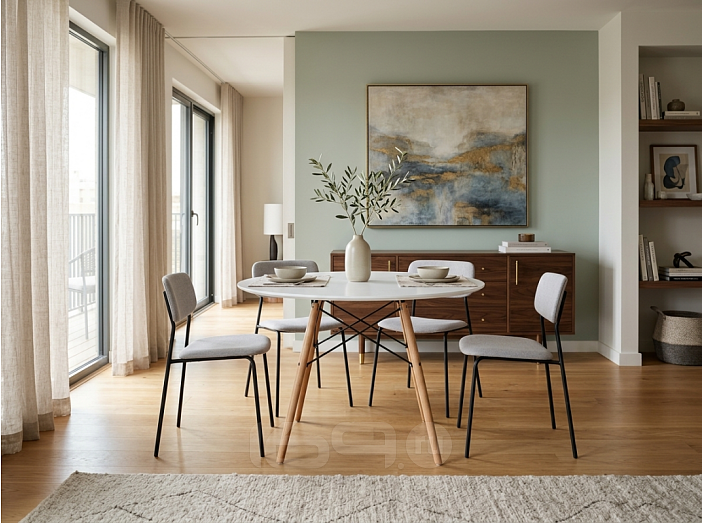 Стол деревянный Table 80 white / wood
