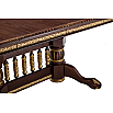 Стол  Кантри 160 орех с золотой патиной