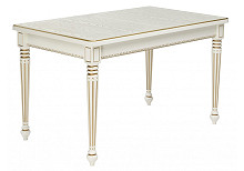 

Стол Леджер слоновая кость/патина золото, Белый