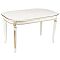 Стол Romeo молочный/патина золото