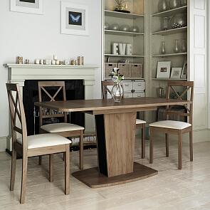 Стол Токио-28 дуб табачный/антрацит