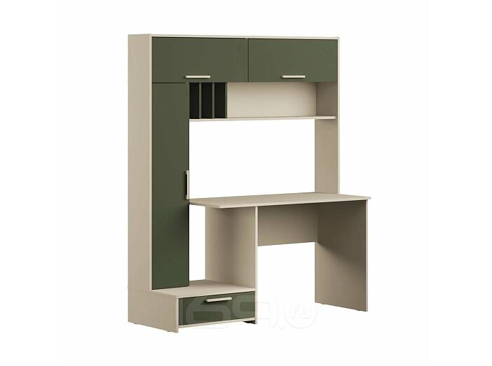 Лайт Стол письменный 03.243 Н Сатин 7045 SU, Дымчатый Зеленый K521