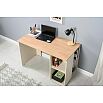 Лайт Стол письменный 12.163 Сатин 7045 SU, Гикори Рокфорд Натуральный KO86 PW