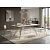 Стол ACERRA NEW 160 GLOSS LUXURY PANDORA SOLID CERAMIC/ каркас цвета шампань, ®DISAUR