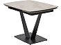 Стол ALATRI 120 GLOSS AMBER JADE SOLID CERAMIC / BLACK, ®DISAUR