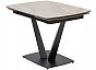Стол ALATRI 120 GLOSS AMBER JADE SOLID CERAMIC / BLACK, ®DISAUR