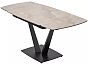 Стол ALATRI 120 GLOSS AMBER JADE SOLID CERAMIC / BLACK, ®DISAUR