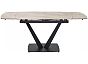 Стол ALATRI 120 GLOSS AMBER JADE SOLID CERAMIC / BLACK, ®DISAUR