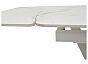 Стол ALATRI 120 GLOSS STATUARIO WHITE SOLID CERAMIC / WHITE, ®DISAUR