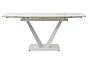 Стол ALATRI 120 GLOSS STATUARIO WHITE SOLID CERAMIC / WHITE, ®DISAUR