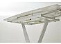 Стол ALATRI 120 GLOSS STATUARIO WHITE SOLID CERAMIC / WHITE, ®DISAUR