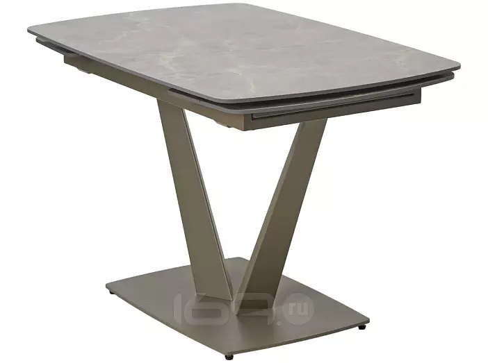 Стол ALATRI 120 MATT LATTE STONE SOLID CERAMIC / TAUPE, ®DISAUR