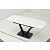 Стол ALATRI 120 MATT WHITE MARBLE SOLID CERAMIC / BLACK