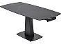 Стол BALDE 120 MATT BLACK MARBLE SOLID CERAMIC / BLACK, ®DISAUR