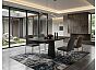 Стол BALDE 120 MATT BLACK MARBLE SOLID CERAMIC / BLACK, ®DISAUR