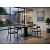 Стол BALDE 140 MATT BLACK MARBLE SOLID CERAMIC / BLACK, ®DISAUR