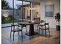 Стол BALDE 140 MATT BLACK MARBLE SOLID CERAMIC / BLACK, ®DISAUR