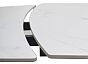 Стол BALDE 140 MATT WHITE MARBLE SOLID CERAMIC / BLACK, ®DISAUR