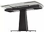 Стол BALDE 140 MATT WHITE MARBLE SOLID CERAMIC / BLACK, ®DISAUR