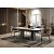 Стол BIRGER 200 KL-188 Контрастный мрамор, итальянская керамика, ®DISAUR