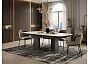 Стол BIRGER 200 KL-188 Контрастный мрамор, итальянская керамика, ®DISAUR