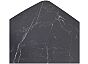 Стол BLANCO 160 MATT BLACK MARBLE SOLID CERAMIC / Орех