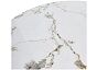 Стол BUENO 120 GLOSS GOLDEN JADE SOLID CERAMIC / BLACK
