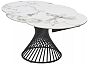 Стол BUENO 120 GLOSS GOLDEN JADE SOLID CERAMIC / BLACK