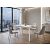 Стол CORNER 120 GLOSS GOLDEN JADE SOLID CERAMIC / WHITE