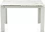 Стол CORNER 120 GLOSS GOLDEN JADE SOLID CERAMIC / WHITE