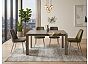 Стол CORNER 120 MATT LATTE STONE SOLID CERAMIC / TAUPE, ®DISAUR