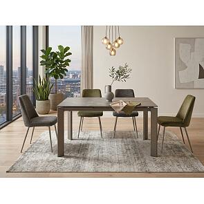 Стол CORNER 120 MATT LATTE STONE SOLID CERAMIC / TAUPE, ®DISAUR