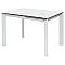 Стол CORNER 120 MATTE STATUARIO Белый мрамор матовый керамика, стекло/ белый каркас Стол CORNER 120 MATTE STATUARIO Белый мрамор матовый керамика, стекло/ белый каркас