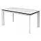 Стол CREMONA 140 MATTE STATUARIO Белый мрамор матовый, керамика/ белый каркас Стол CREMONA 140 MATTE STATUARIO Белый мрамор матовый, керамика/ белый каркас