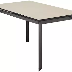Стол CREMONA 140 TL-142, испанская керамика/ черный каркас, ®DISAUR