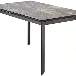 Стол CREMONA 180 KL-176, итальянская керамика/ Черный каркас, ®DISAUR