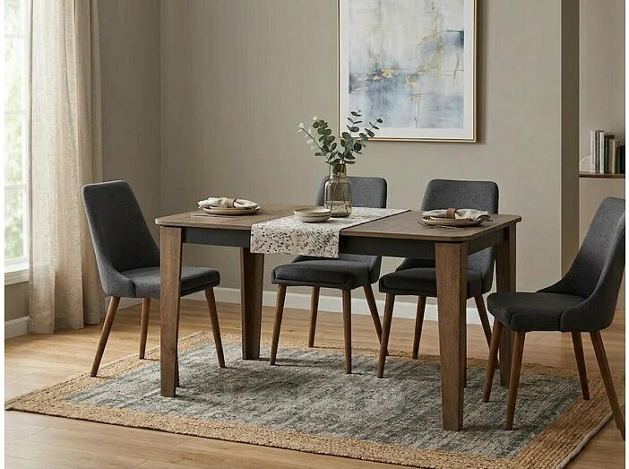 Стол EDWIN Дуб Канзас-Графит / Дуб Канзас