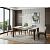 Стол ESMIR 180 MATTE ARABESCATO SOLID CERAMIC/ орех, ®DISAUR